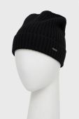 Вовняна шапка Joop! колір чорний вовна (2631890)