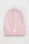Шапка Under Armour колір рожевий з товстого трикотажу Шапка Under Armour колір рожевий з товстого трикотажу