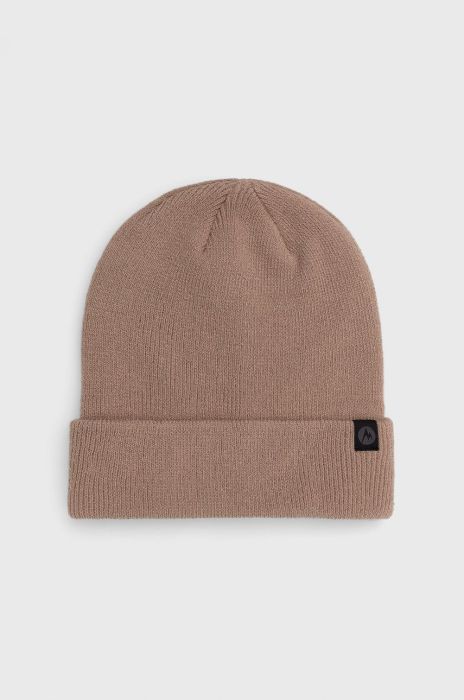 Шапка Marmot Steephollow колір бежевий з товстого трикотажу Шапка Marmot Steephollow колір бежевий з товстого трикотажу