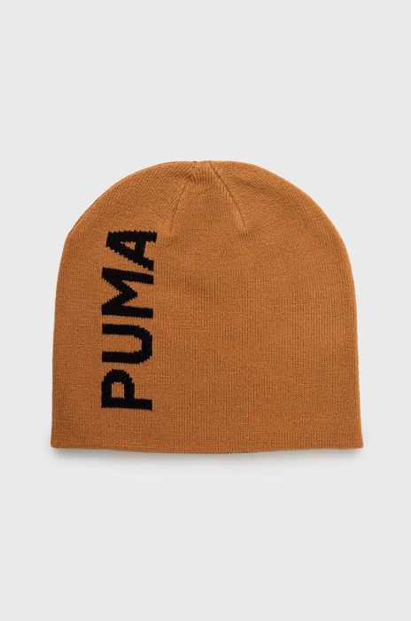 Шапка Puma колір жовтий з тонкого трикотажу Шапка Puma колір жовтий з тонкого трикотажу