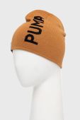 Шапка Puma колір жовтий з тонкого трикотажу Шапка Puma колір жовтий з тонкого трикотажу