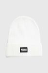 Шапка Puma колір білий з тонкого трикотажу Шапка Puma колір білий з тонкого трикотажу