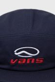 Бавовняна бейсболка Vans колір синій з аплікацією (2700028)