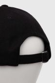 Вовняна кепка Colmar колір чорний з аплікацією Вовняна кепка Colmar колір чорний з аплікацією
