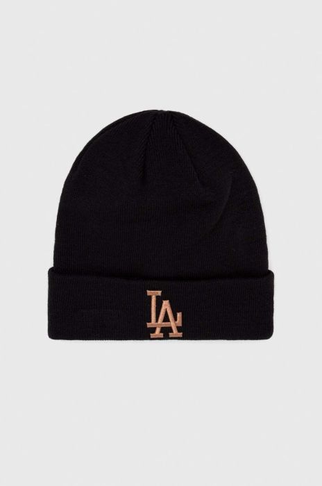 Шапка New Era колір синій з товстого трикотажу (2814959)