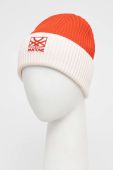 Шапка з домішкою вовни United Colors of Benetton X Pantone колір помаранчевий