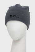 Шапка Jack Wolfskin колір сірий з тонкого трикотажу (2574362)