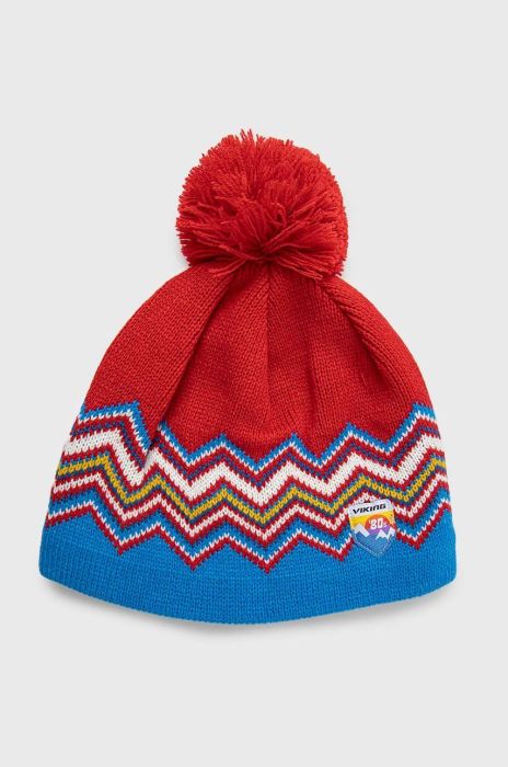 Шапка Viking колір червоний з товстого трикотажу Шапка Viking колір червоний з товстого трикотажу