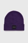 Вовняна шапка Peak Performance Switch колір фіолетовий вовна Вовняна шапка Peak Performance Switch колір фіолетовий вовна