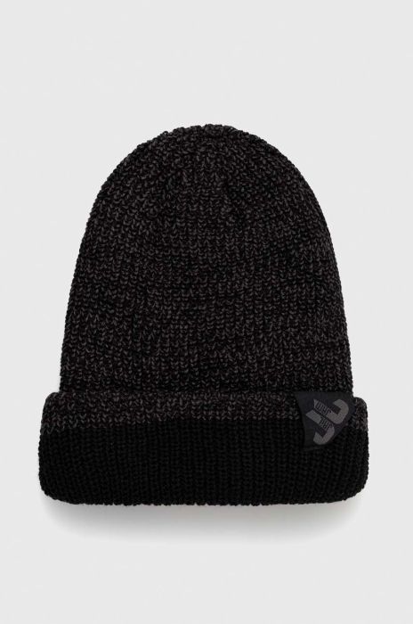 Двостороння шапка Jail Jam Kalamaja колір чорний Двостороння шапка Jail Jam Kalamaja колір чорний