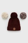 Шапка Cabaia колір бордовий Шапка Cabaia колір бордовий