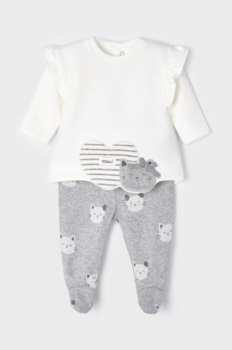 Комплект для немовлят Mayoral Newborn колір сірий (2534557) Комплект для немовлят Mayoral Newborn колір сірий (2534557)