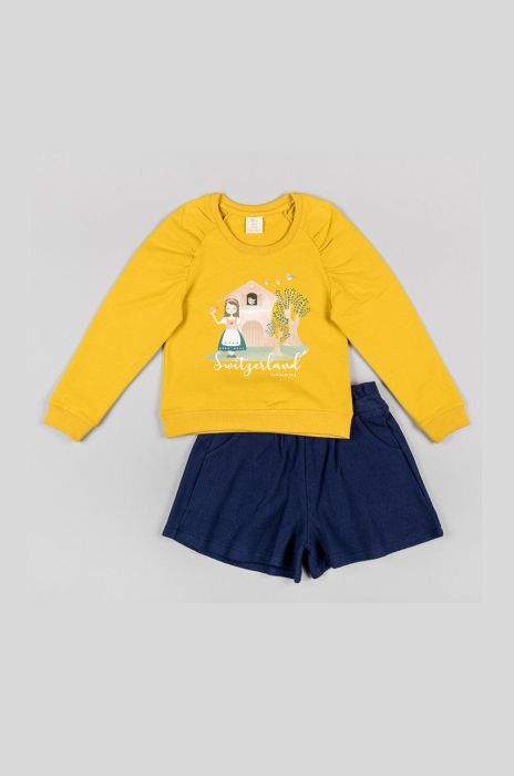 Дитячий комплект zippy 2-pack колір жовтий Дитячий комплект zippy 2-pack колір жовтий