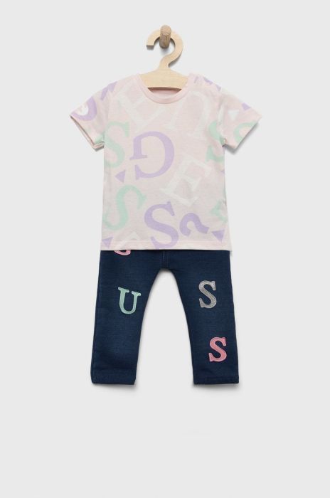 Дитячий комплект Guess колір рожевий (2454853) Дитячий комплект Guess колір рожевий (2454853)