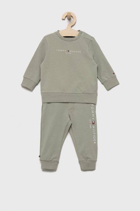 Дитячий комплект Tommy Hilfiger колір зелений Дитячий комплект Tommy Hilfiger колір зелений