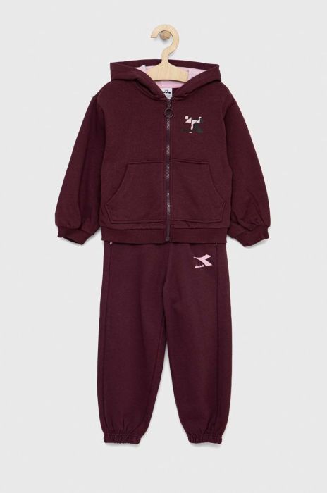 Дитячий спортивний костюм Diadora колір фіолетовий