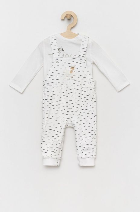 Дитячий бавовняний комплект Birba&Trybeyond колір білий (2728441) Дитячий бавовняний комплект Birba&Trybeyond колір білий (2728441)