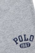 Дитяча піжама Polo Ralph Lauren колір сірий з принтом Дитяча піжама Polo Ralph Lauren колір сірий з принтом