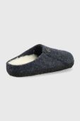 Вовняні дитячі тапочки Birkenstock колір синій Narrow Width (2354028) Вовняні дитячі тапочки Birkenstock колір синій Narrow Width (2354028)