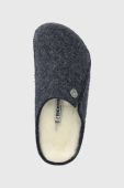 Вовняні дитячі тапочки Birkenstock колір синій Narrow Width (2354028) Вовняні дитячі тапочки Birkenstock колір синій Narrow Width (2354028)