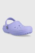 Дитячі шльопанці Crocs колір фіолетовий (2694367)