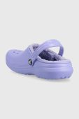 Дитячі шльопанці Crocs колір фіолетовий (2694367)