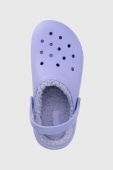 Дитячі шльопанці Crocs колір фіолетовий (2694367)