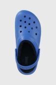 Дитячі шльопанці Crocs колір блакитний (2694363)