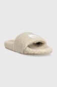 Тапочки Tommy Jeans Tommy Jeans Warm Slipper колір бежевий Тапочки Tommy Jeans Tommy Jeans Warm Slipper колір бежевий