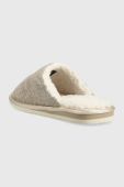 Вовняні тапочки Gant Homesy колір бежевий