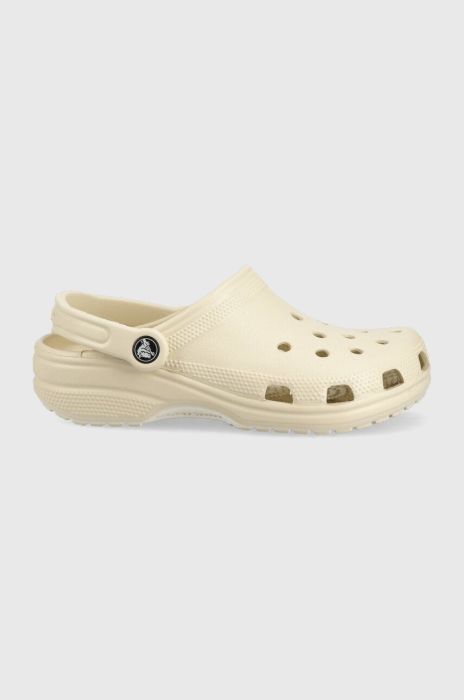Шльопанці Crocs Classic жіночі колір бежевий 10001 10001.2Y2.D-BONE Шльопанці Crocs Classic жіночі колір бежевий 10001 10001.2Y2.D-BONE