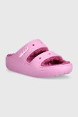 Тапочки Crocs Classic Cozzzy Sandal колір рожевий 207446