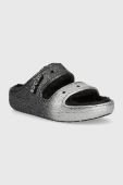 Тапочки Crocs Classic Cozzzy Glitter Sandal колір срібний 208124
