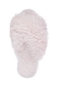 Вовняні тапочки Emu Australia Mayberry Curly колір рожевий