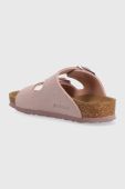 Дитячі шльопанці Birkenstock колір фіолетовий Narrow Width Дитячі шльопанці Birkenstock колір фіолетовий Narrow Width