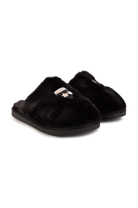 Дитячі тапочки Karl Lagerfeld колір чорний (2697914) Дитячі тапочки Karl Lagerfeld колір чорний (2697914)