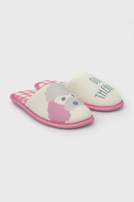 Дитячі тапочки United Colors of Benetton колір рожевий (2697938) Дитячі тапочки United Colors of Benetton колір рожевий (2697938)