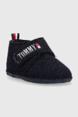 Дитячі тапочки Tommy Hilfiger колір синій (2825885) Дитячі тапочки Tommy Hilfiger колір синій (2825885)