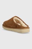 Замшеві тапочки UGG M Classic Slip-on колір коричневий