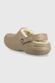 Тапочки Crocs Classic Lined Clog колір коричневий 203591 203591.2YB-MSHR.BONE Тапочки Crocs Classic Lined Clog колір коричневий 203591 203591.2YB-MSHR.BONE