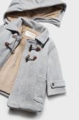 Пальто для малюків Mayoral Newborn колір сірий Пальто для малюків Mayoral Newborn колір сірий