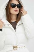 Куртка Pinko жіноча колір білий зимова (2817107)