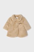 Дитячий плащ Mayoral Newborn колір коричневий Дитячий плащ Mayoral Newborn колір коричневий