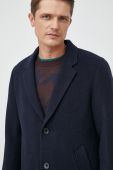 Пальто з домішкою вовни PS Paul Smith колір синій перехідний Пальто з домішкою вовни PS Paul Smith колір синій перехідний