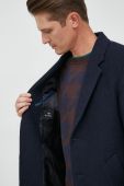 Пальто з домішкою вовни PS Paul Smith колір синій перехідний Пальто з домішкою вовни PS Paul Smith колір синій перехідний