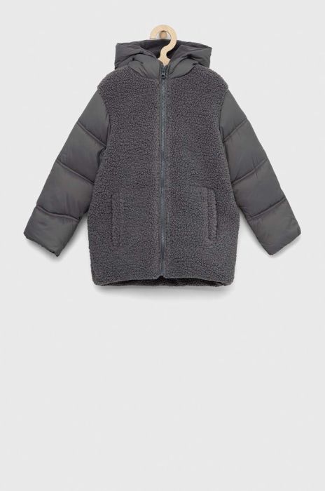 Дитяча куртка United Colors of Benetton колір сірий (2801649) Дитяча куртка United Colors of Benetton колір сірий (2801649)