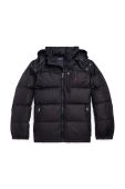 Дитяча пухова куртка Polo Ralph Lauren колір чорний Дитяча пухова куртка Polo Ralph Lauren колір чорний