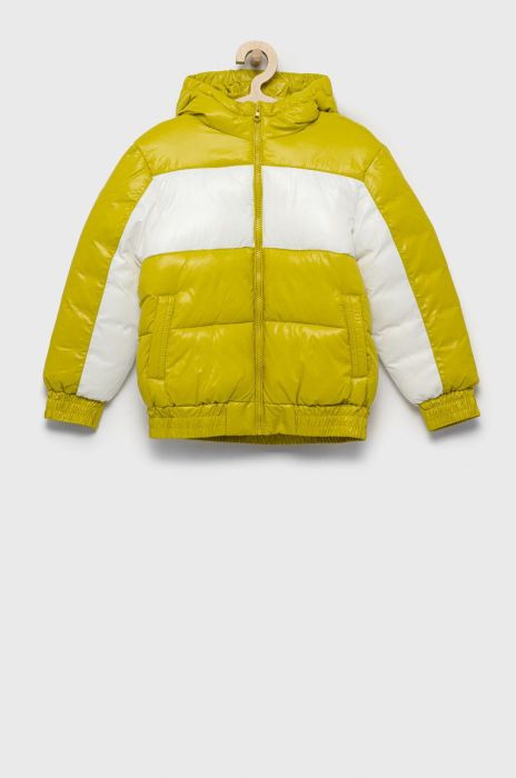 Дитяча куртка Sisley колір зелений Дитяча куртка Sisley колір зелений
