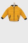 Дитяча куртка Pepe Jeans Greystoke колір жовтий