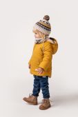 Куртка для немовлят Coccodrillo колір жовтий Куртка для немовлят Coccodrillo колір жовтий